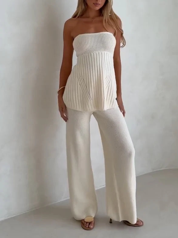 Top a fascia in maglia