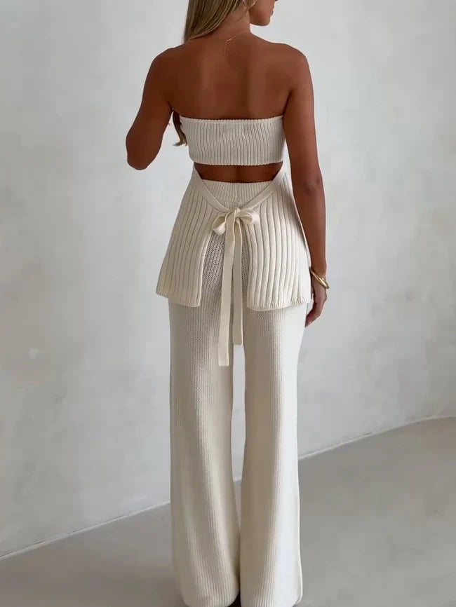 Top a fascia in maglia