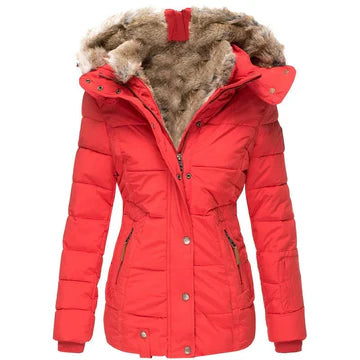 cappotto invernale con fodera in pelliccia